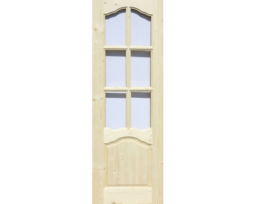 Дверь филенчатая Каролина (ДО21-8) 700мм+ брус коробчатый 2,5м