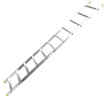 Лестница приставная односекционная Alumet H1 5111, алюминиевая, 11 ступеней, 3,09 м