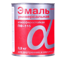 Эмаль "АЛЬФА" ПФ-115 Бежевая 0.9кг