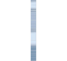 Панель ПВХ 0,25*2,7м Градиент голубой 8мм (лак)