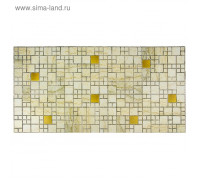 Панель стеновая декоративная ПВХ 955*480 Мозаика Мрамор с золотом(10шт/уп)