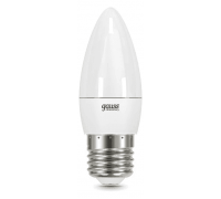 Лампа Gauss LED Elementary 6Вт свеча 4100К Е27 450лм 180-240 арт. 33226