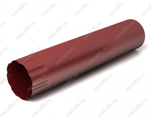 Труба 100 мм,L-3м(красный)