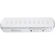 Светильник аварийный FERON 30 LED AC/DC, белый, EM110