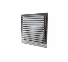 Решетка вентиляционная вытяжная стальная с оцинкованным покрытием 1515 МЦ 150х150