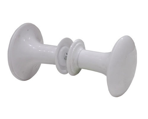 Ручка-кнопка РК1-7 пластмасса белая (25)