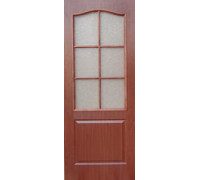 Дверь с покрытием ПВХ пленкой итальянский орех (льдинка) ПВХОР-1-700