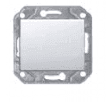 Выключатель Profitec Corsa белый мех+накл 1-клавишный скрытая установка (910101-M) без рамки
