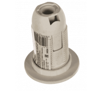 Патрон LightPhenomenON пластик с прижимным кольцом белый Е27 Н10