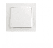 Выключатель Profitec OPTIMA+ 1-клавишный скрытой установки белый (ABS-пластик)
