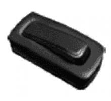 Выключатель для бра Profitec TURBO черный с черной клавишей 250В 6А 1,32кВТ