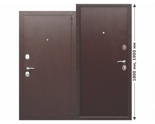Дверь металлическая Гарда 7,5 металл/металл (1200х2050) правая