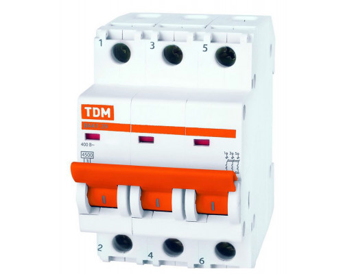 Выключатель автоматический ВА 47-29 С 3P 40А TDM SQ0206-0113 (4)