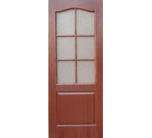 Дверь с покрытием ПВХ пленкой ПВХОР-1-700 Милан. орех (льдинка)